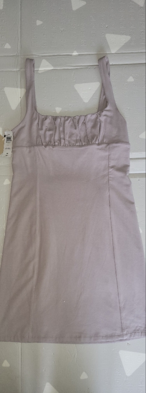 NWT Aritzia Wilfred Lilac Tank Mini Dress Medium